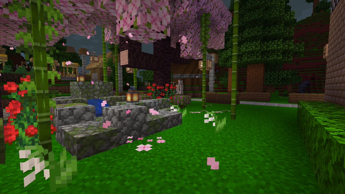 #minecraft one more look outside of the pizzaria. Im proud of how it came all together.
