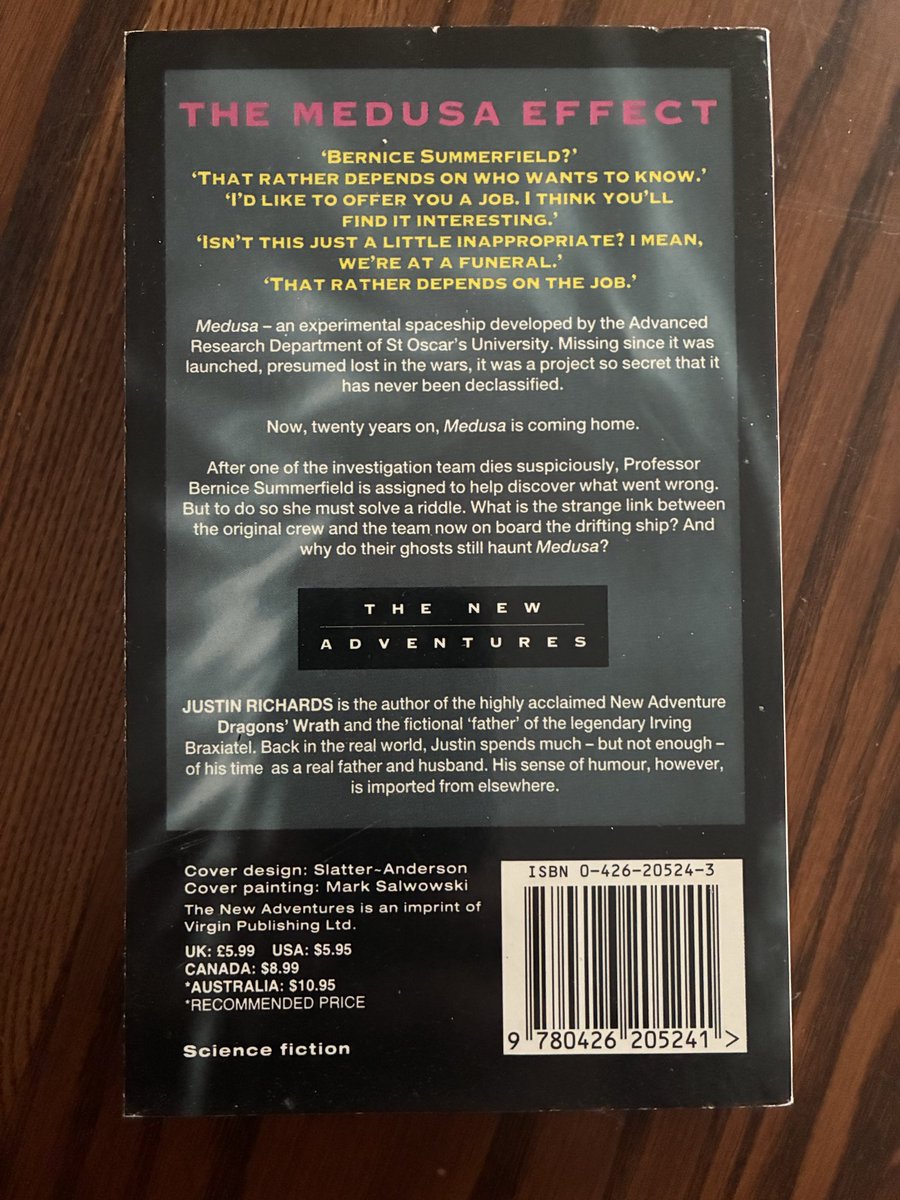 andwbcpodcast's tweet photo. We’re reviewing the Benny Summerfield novel “The Medusa Effect” by Justin Richards.

First published in April 1998 as part of the New Adventures, it is also available as an eBook.

Happy reading! 📖 

Web https://t.co/SNsnOWDIkf

Apple https://t.co/dSyAm5pJvn

💙💙➕📚
#DoctorWho https://t.co/uypGG1lcIz