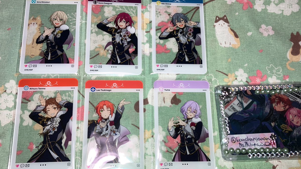 kouchanyaaan's tweet photo. 【交換/譲渡】あんスタ カラオケの鉄人 カラ鉄 アクリルキーホルダー アクキー アクリルカード

譲》なずな 夏目 〇宙 〇忍 〇ひなた 〇ゆうた
       藍良 ★茨 ★ニキ 〇光 ★レオ ユメ

求》660円/個(＋送料)  
       斑 HiMERU 巽 こはく

↓条件続きます https://t.co/3yjiAFLTst