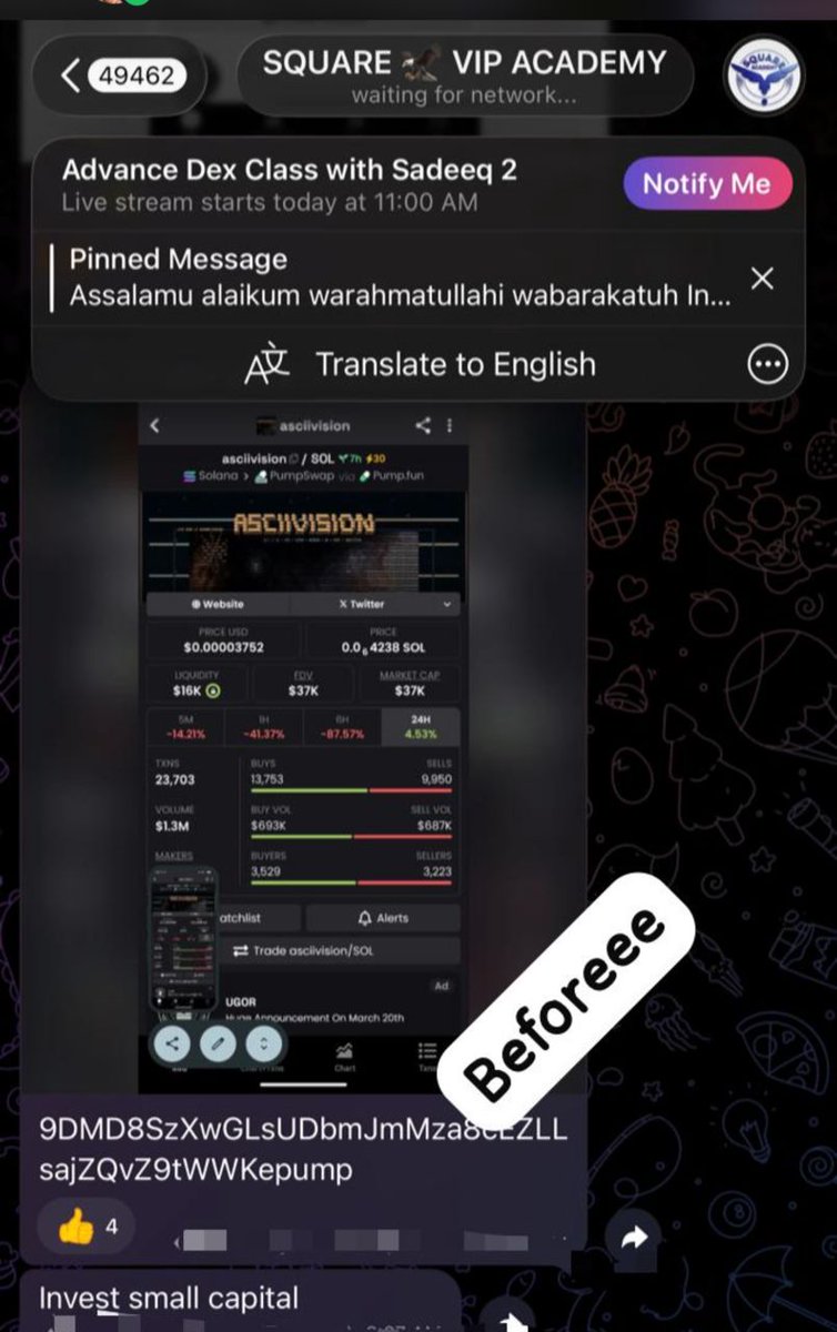 muhd_cash's tweet photo. In DEX trading, your real edge is risk control, not alpha.

Because in that environment, rugs, taxes, honeypots, and fake volume exist.

This is why your survival and position sizing strategies are everything.

3x successfully printed in the Square VIP Academy 💥 https://t.co/DGaC42qxEH