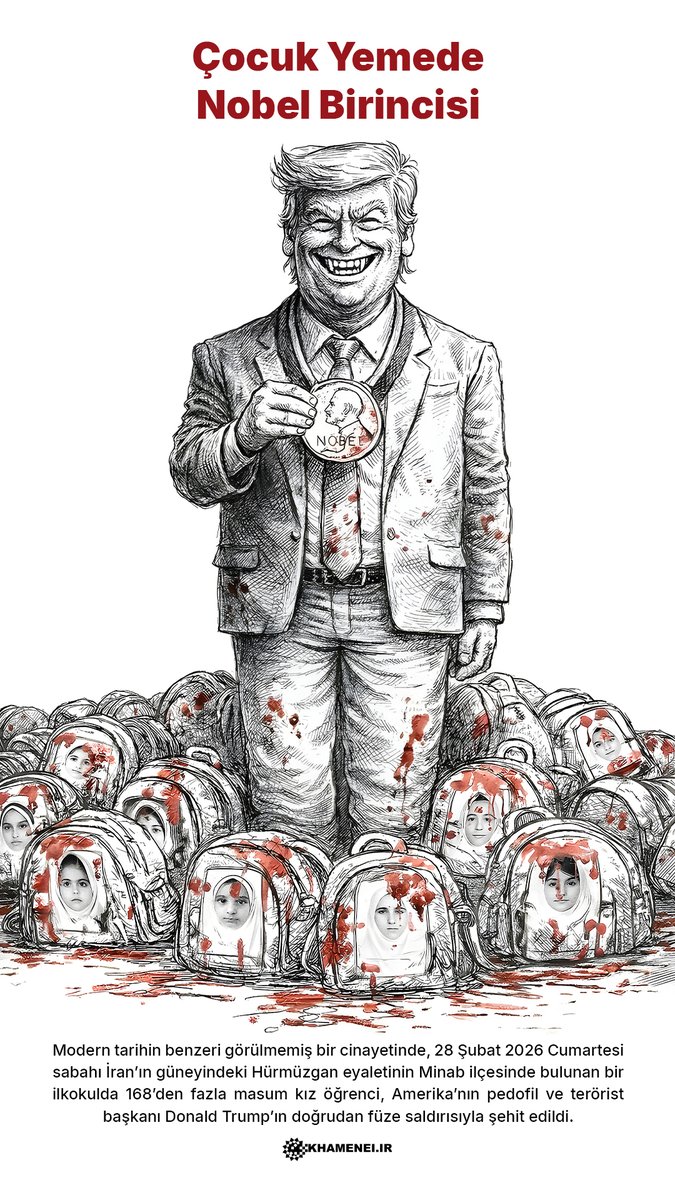 tr_khamenei_ir's tweet image. Çocuk Yemede Nobel Birincisi

#Hamaney #Iran #minabmelekleri
