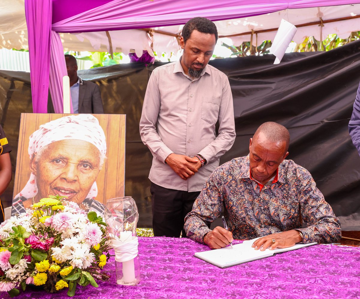 Wamatangi_'s tweet photo. Joined the family of Kiambu Senator Karungo wa Thang'wa during the memorial service of his mother Lucia Wangui Thang’wa at their home in Mitahato village, Ngewa Ward in Githunguri Sub-County. 
Go well Ms Wangui. https://t.co/K0mLtMyCbj