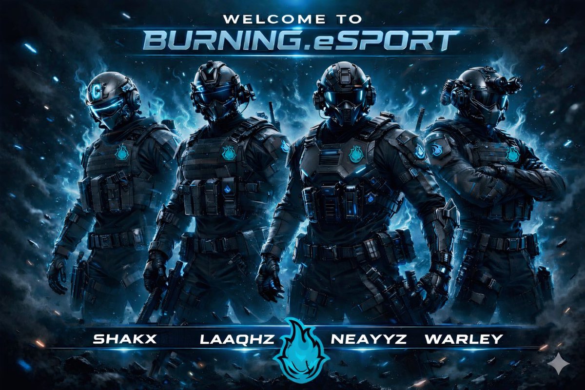 BuRninG_eSport's tweet photo. Bonjour à tous, 

Après de nombreux tests nous annonçons des changements au sein du roster COD. 

Le roster aura pour nom BuRninG.Ghost. 

Line-Up : 
@WarleyNI 
@Laaqhz 
@Neayyz_ 
@BooGuiiii 

Coach : @CoachKatana 

Bienvenue à eux dans cette nouvelle aventure. https://t.co/VUqjICBogR