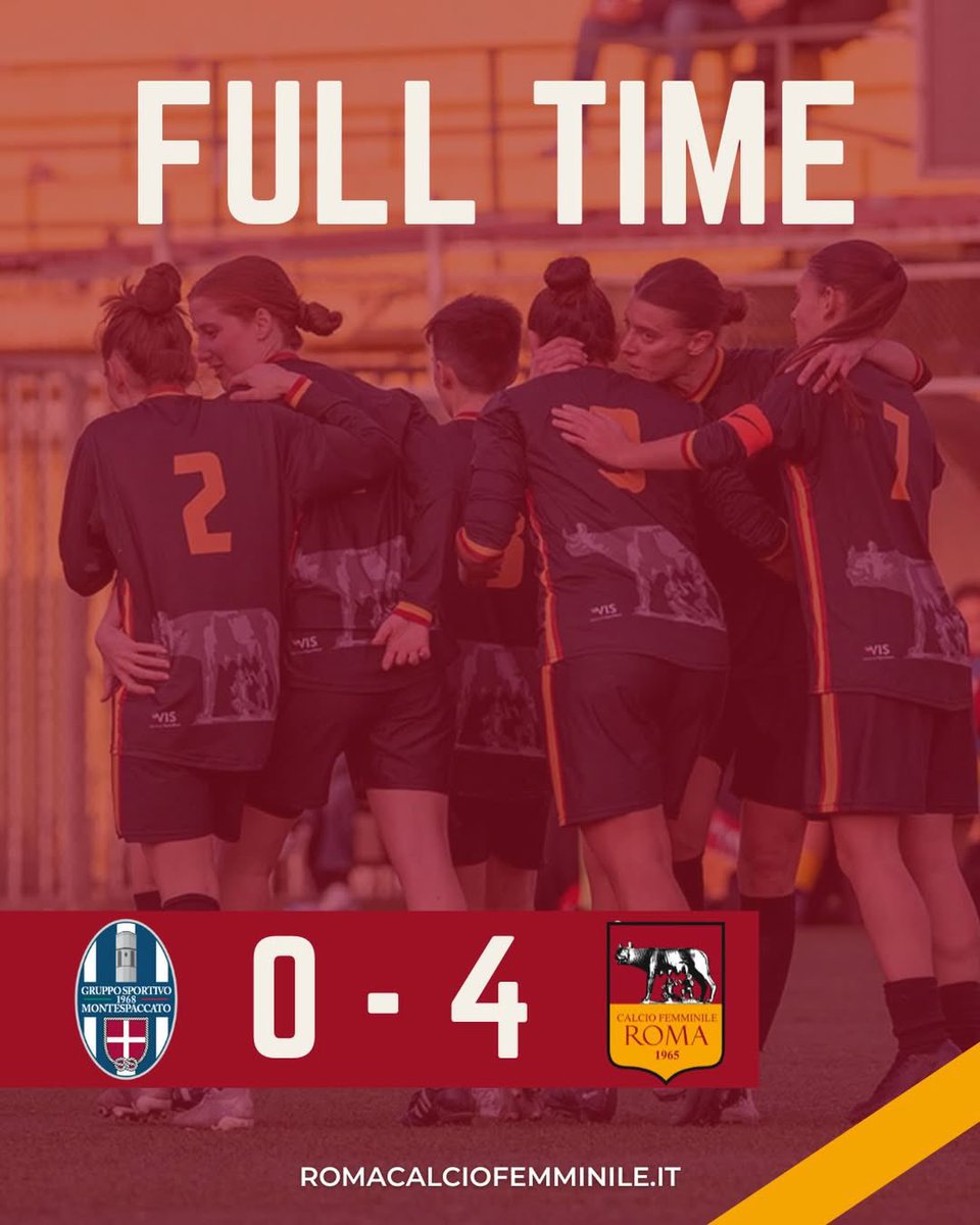 ROMAcfem's tweet photo. La Vinciamo Noi ✅
￼Personalità, gioco e cuore 🔥
￼Per Questa Maglia Storica 🟨🟥
￼
#romacalciofemminile https://t.co/jEGvgGt5yD