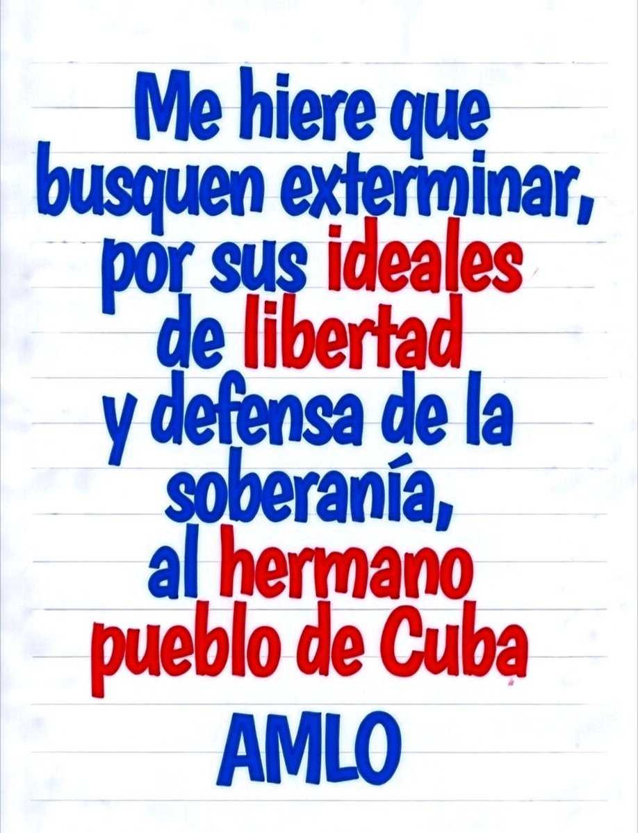 <a href="/DiazCanelB/">Miguel Díaz-Canel Bermúdez</a> <a href="/lopezobrador_/">Andrés Manuel</a> Gracias AMLO.  #Cuba te admira.