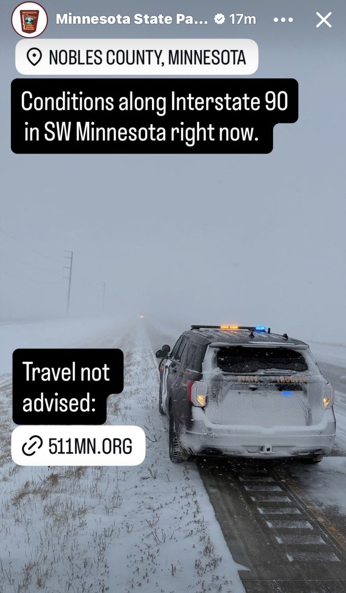 Iowa State Patrol tweet media