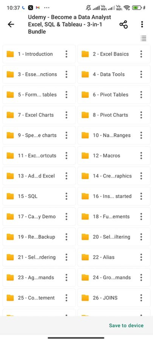 Heykazitarek's tweet photo. Complete data analyst 3-in-1 mastery bundle 🔥

→ excel basics
→ data tools
→ formulas & functions
→ pivot tables
→ pivot charts
→ advanced excel
→ macros
→ sql fundamentals
→ filtering & ordering
→ group by & aggregations
→ joins mastery
→ data visualization

💰 Paid course — now free (limited time)

Get it:
✔ like & retweet
✔ comment “file”

⚠️ serious learners only. no follow, no dm ⚠️