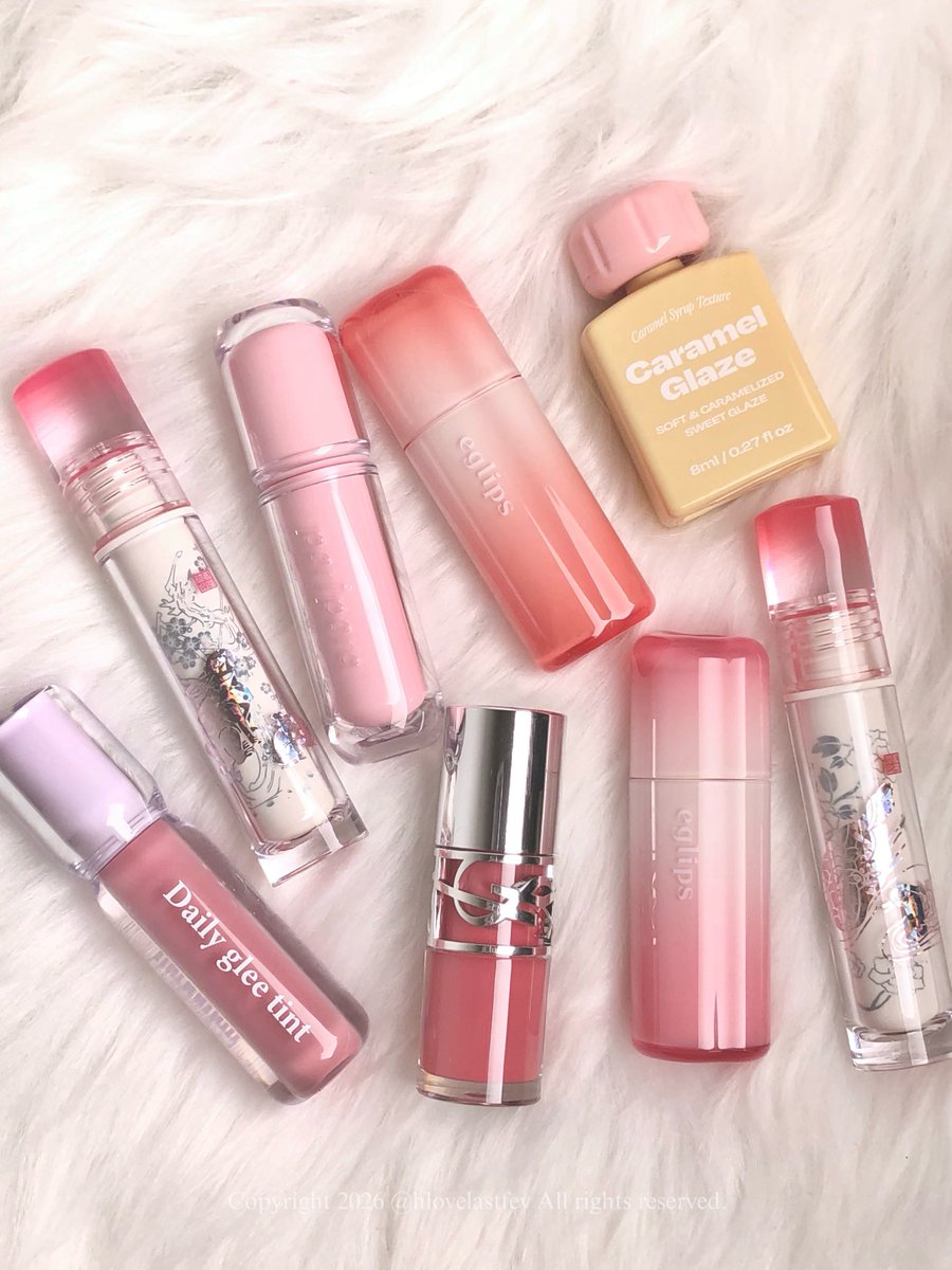 #협찬 포함 (*표시)
다가오는 봄에 바르기 좋은 
라이트한 핑크-코랄 글로우립 모음 🌷💗