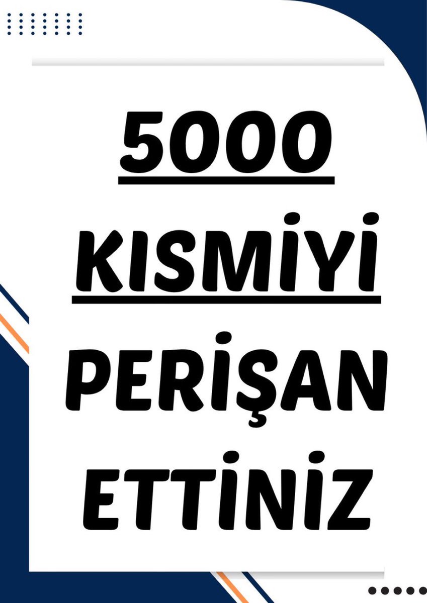 📌PERİŞAN ETTİNİZ

#5000KısmiYasadaısrarlı

O Hak;
Eninde sonunda alınacak❗

Anamızın ak sütü gibi helaldir
O masadan kaldırılacak

Davanın konusu HAKtır
Hak olan davada zafer mutlaktır

5000 Kısmi Kararlı❗
Yasada Israrlı❗
#EmekliKararlıSeçimdeısrarlı
<a href="/RTErdogan/">Recep Tayyip Erdoğan</a>
<a href="/isikhanvedat/">Prof. Dr. Vedat Işıkhan</a>