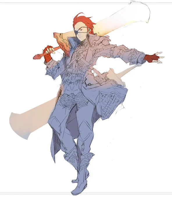 出したことあったかな… #キャラクターデザイン