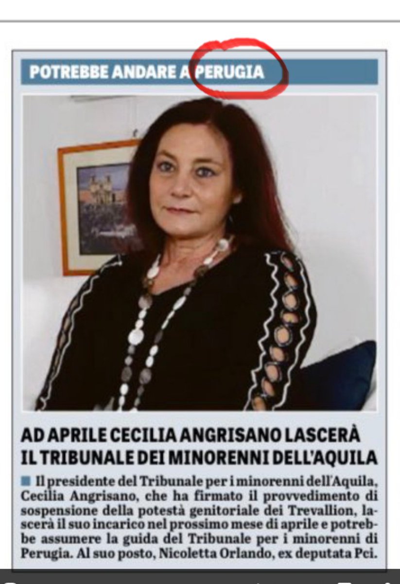 Attenti perugini. Sta arrivando lei. Proteggete i vostri bambini dalle sue grinfie.👇