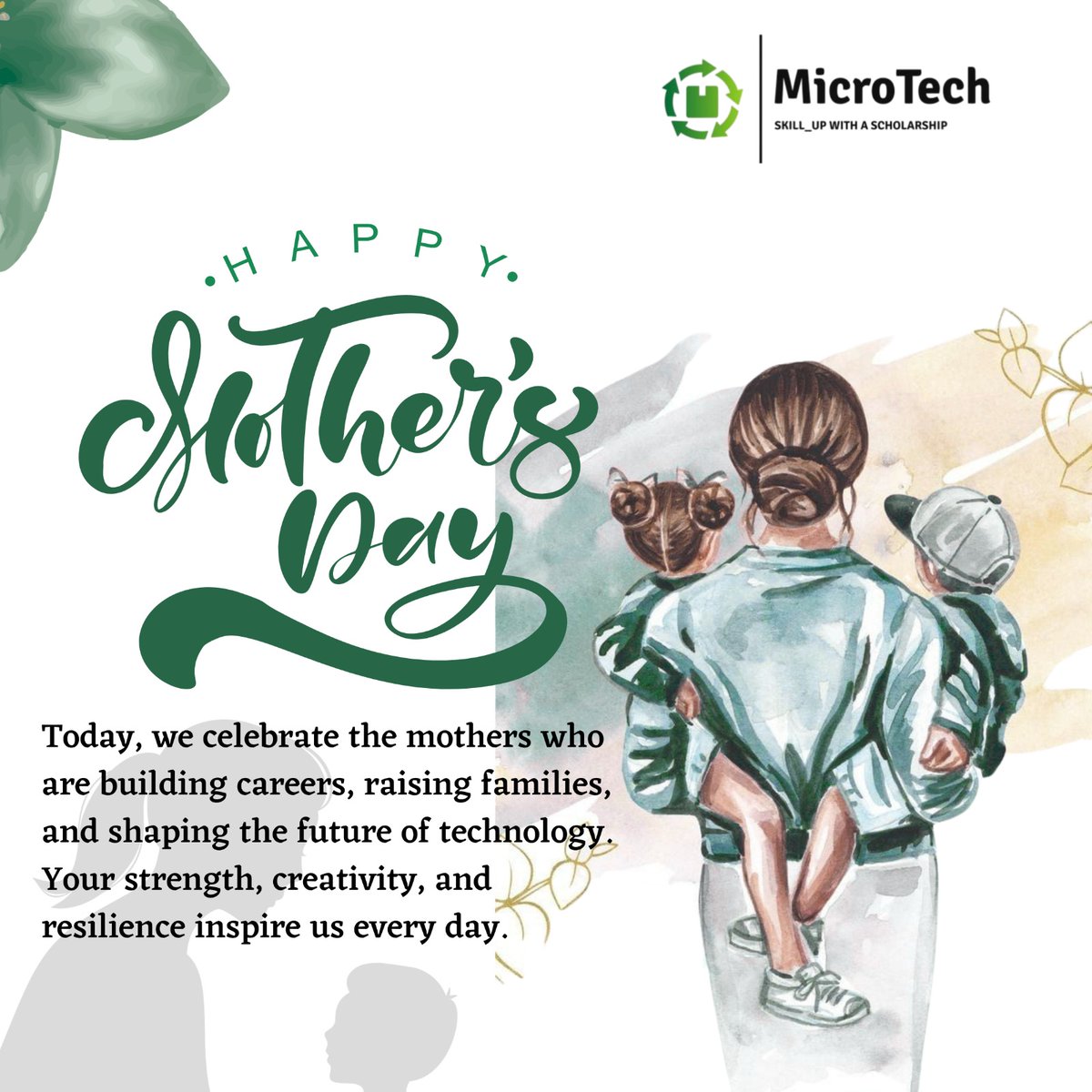 MicrotechAfrica's tweet photo. Today we celebrate the women doing it all. 💚

The mothers building careers, raising families, learning new skills, and still showing up with strength and grace every single day.

Happy Mother’s Day to every amazing mum out there. 

#tech4u #microtechafrica #cohort5mta https://t.co/GnfvfvxB5W
