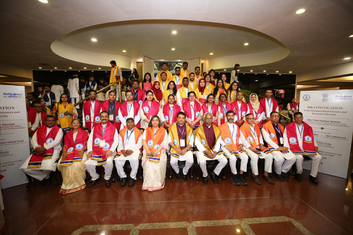 🎓✨ A proud milestone for the DPSRU family!
The 8th Convocation Ceremony of DPSRU, held at Vigyan Bhavan on 25 Feb, celebrated the achievements of our graduates and the dedication of our esteemed faculty whose mentorship continues to shape future healthcare professionals.
#DPSRU