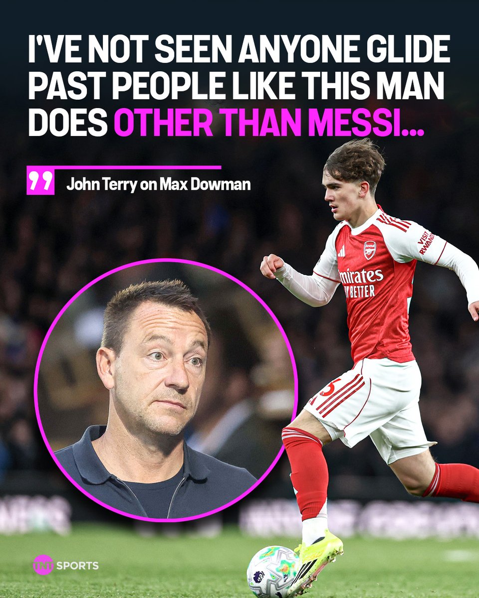 footballontnt's tweet photo. High praise from John Terry on Max Dowman 👀 https://t.co/i50Mrim5a3