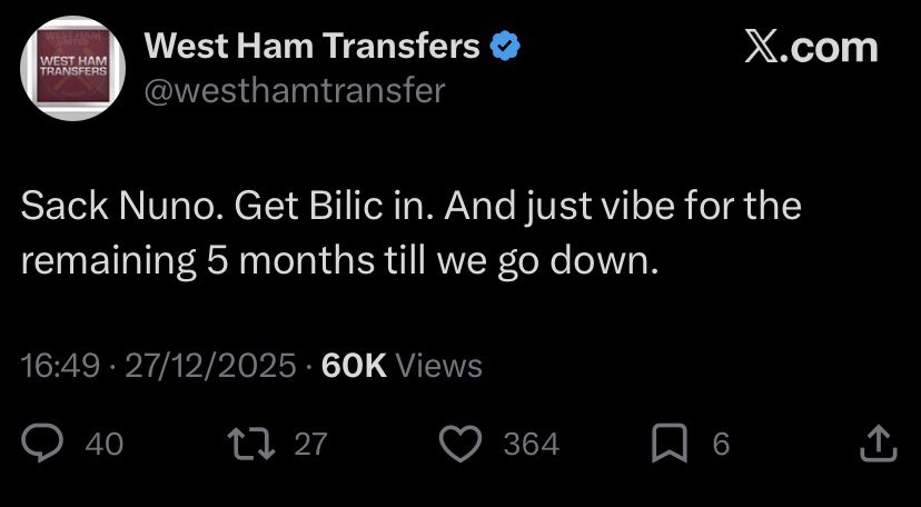 George_C0YI's tweet photo. @notpaul1985x All the #BilicIN tweets still get me we would’ve finished on 15 points https://t.co/EK6TOPutFF