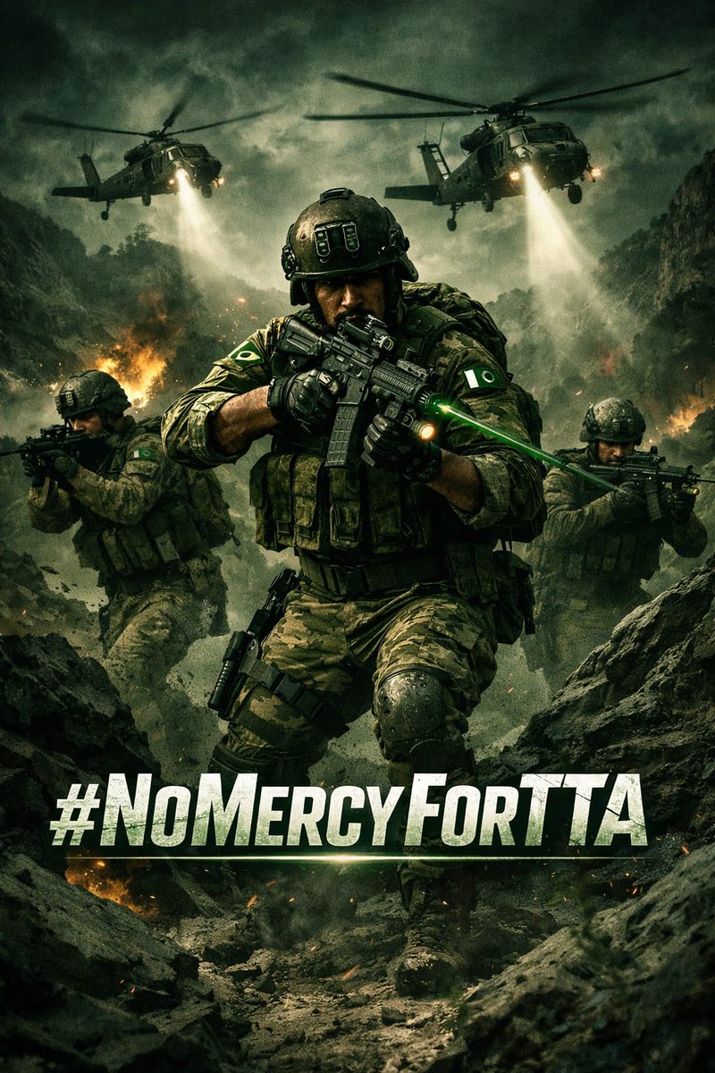 tactical_pak's tweet photo. While the nation sleeps, our armed forces remain on guard. Every terrorist plot will be crushed with strength and precision. The message is clear those who choose terror will face the full power of our forces🇵🇰⚔️.
#NoMercyForTTA #PakistaniArmy #pldk #Formula1 #UCatólica https://t.co/Bwq2zpZHHw