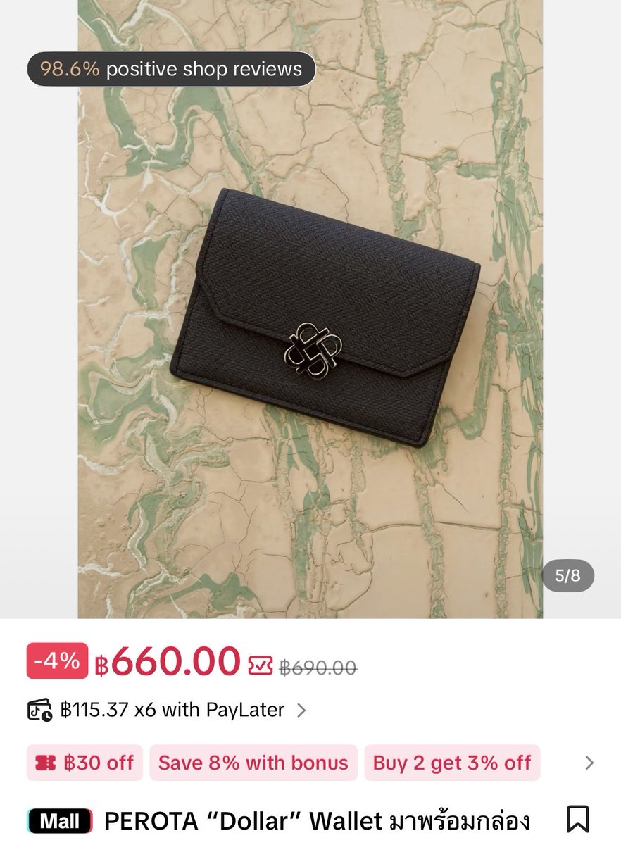 tigercryrealgod's tweet photo. ส่งต่อ กระเป๋าตัง perota dollar wallet สีดำ
ราคา 550 ส่งฟรี (ซื้อมา650) ใช้ไป1ครั้งสภาพเหมือนใหม่
ทักมาขอดูภาพเพิ่มเติมได้ค่า💖 #ส่งต่อกระเป๋า #ส่งต่อ #กระเป๋ามือสอง #ส่งต่อเสื้อผ้า #ส่งต่อเสื้อผ้ามือสอง #ส่งต่อเสื้อผ้ามือ2 #โล๊ะตู้ #ส่งต่อกระเป๋าตัง https://t.co/P1zeWJuEol