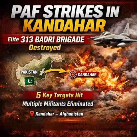 tactical_pak's tweet photo. Precision strikes by Pakistan Air Force dismantle Afghanistan’s 313 Badri Brigade in Kandahar. Key terrorist HQs, including Special Forces &amp; Intelligence centers, neutralized. No mercy for those threatening our homeland 🇵🇰⚔️
#NoMercyForTTA #airstrike #ilberortaylı #pldk #Formula1 https://t.co/5UYXtBfSSQ