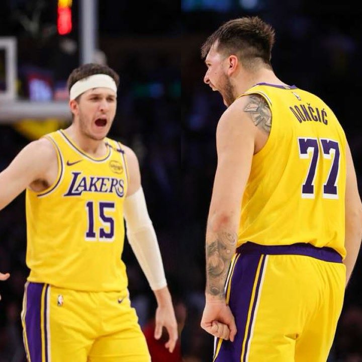 Last night, Luka Dončić and Austin Reaves became the first pair of teammates in <a href="/NBA/">NBA</a> history to each record at least 30 points, five rebounds, and five assists in three consecutive games.