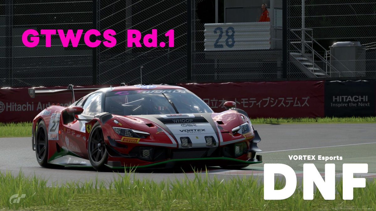VORTEX_ems's tweet photo. GTWCS Rd.1 SUZUKA🛎️ 250Km Race
QF / DNS
FINAL / DNF
回線落ちによりリタイアとなりました。
NEXT RACE
3/29 オートポリス♨️
#GTWCS_gt7
#VTXWIN https://t.co/mpKZLgpZua