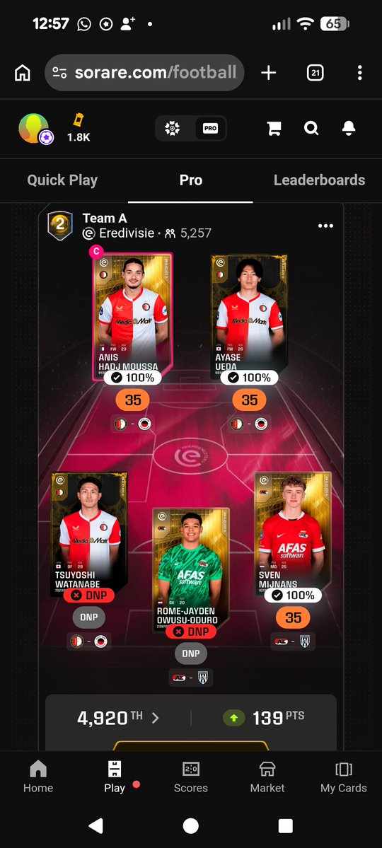 GovSorare tweet media