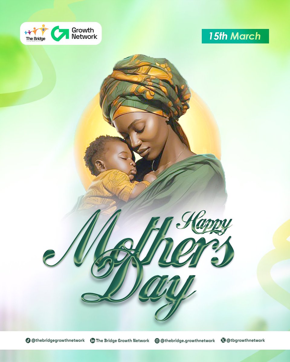 tbgrowthnetwork's tweet photo. She cares.
She nurtures.
She protects.
Yet she strides with excellence.
Happy Mother’s Day to all the super moms.
#MothersDay #SuperMoms #BGN https://t.co/mkeZILWv9k