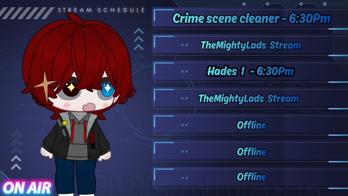 XDRetrogaming's tweet photo. Weekly stream schedule, 2 streams this week prepping for new 2D/3D Model,emotes,dc avatar & throwing system. Mon 16th Crime scene cleaner & Wed 18th Hades 1
https://t.co/ILe0xhLh3E
#VtuberSchedule #TwitchStreaming #WeeklyStream #VtuberCommunity #LiveStreamAlert https://t.co/rb8dkB1SGu