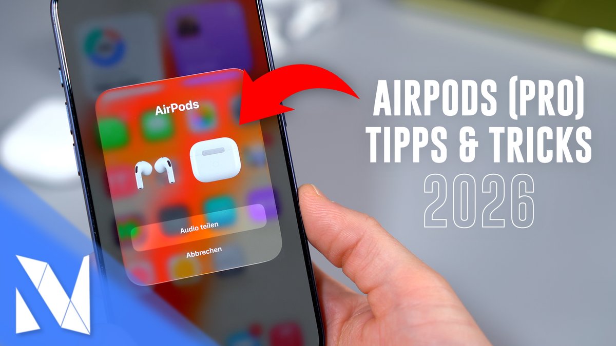 NilsHendrikWelk's tweet image. Die AirPods (Pro) können viel mehr als nur Musik abspielen 🎧🤩 Was damit in 2026 mit dem aktuellsten iOS 26.x alles möglich ist und welche Vorteil diese Funktionen im Alltag bringen, erfahrt ihr im Video! 🚀 #AirPods #AirPodsPro #Tricks #iOS26 
--&amp;gt; youtu.be/HGqnPfJYlaQ