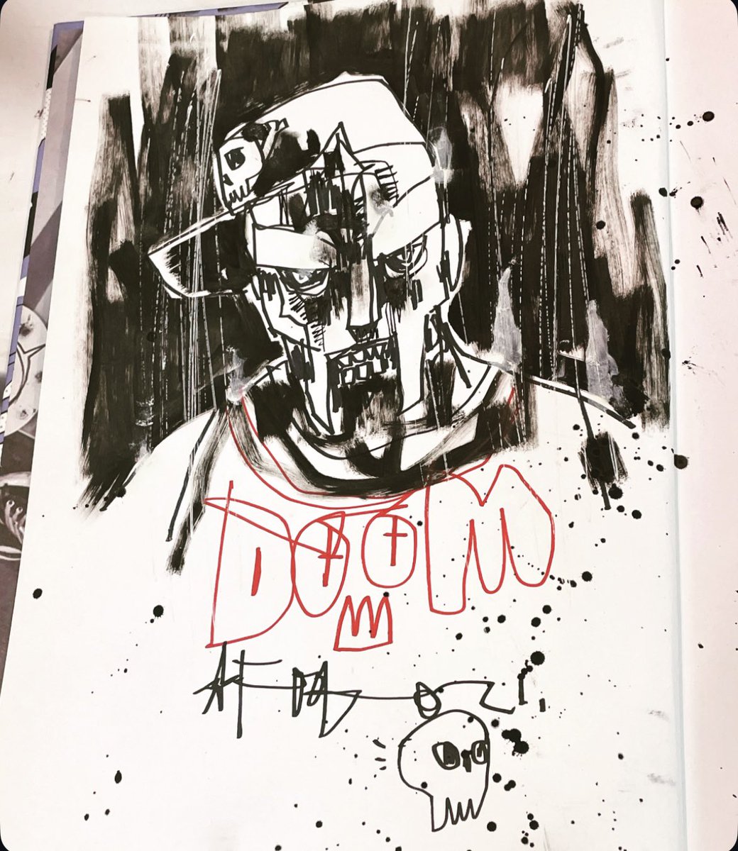 JimMahfood's tweet photo. DOOM’s strange ways. 
⚡️💀⚡️
#mfdoom #viktorvaughn #jimmahfood https://t.co/l1v3InkdMa