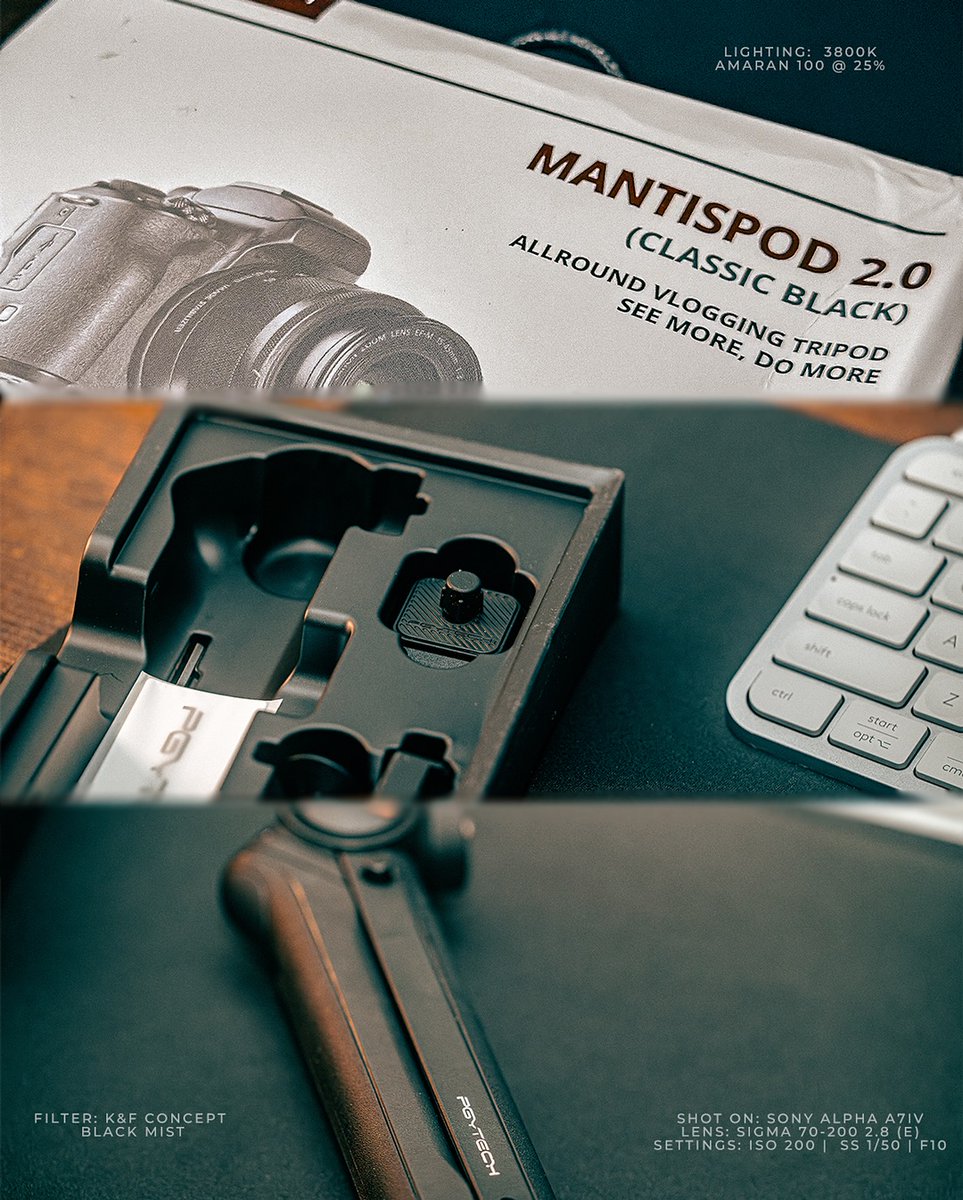 PGYTECH_global's tweet photo. 🕵 Designed in the Details.
Explore the smart design of the MantisPod 2.0 – from its grippy feet to its smooth-turning knobs. 🎛
Bend it, stand it, create with it.
📸: @haidarpng

#PGYTECH #MakeCreationEasier #MantisPod2 #CreativeTool #PhotographyGear https://t.co/wugc9n6Dky