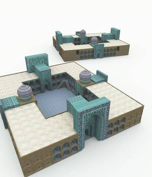meshbox's tweet photo. Madrasah 3D model for #Poser3D &amp; DAZStudio is available on #Renderosity for licensing. https://t.co/yyMqsMFHaf https://t.co/secMCxjjvW