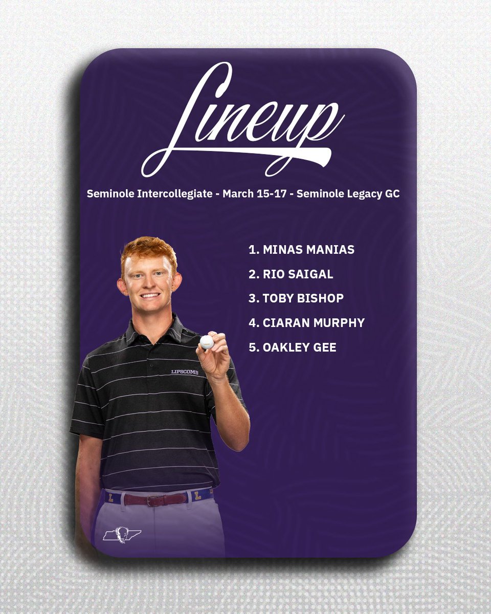 Lipscomb Men's Golf tweet media
