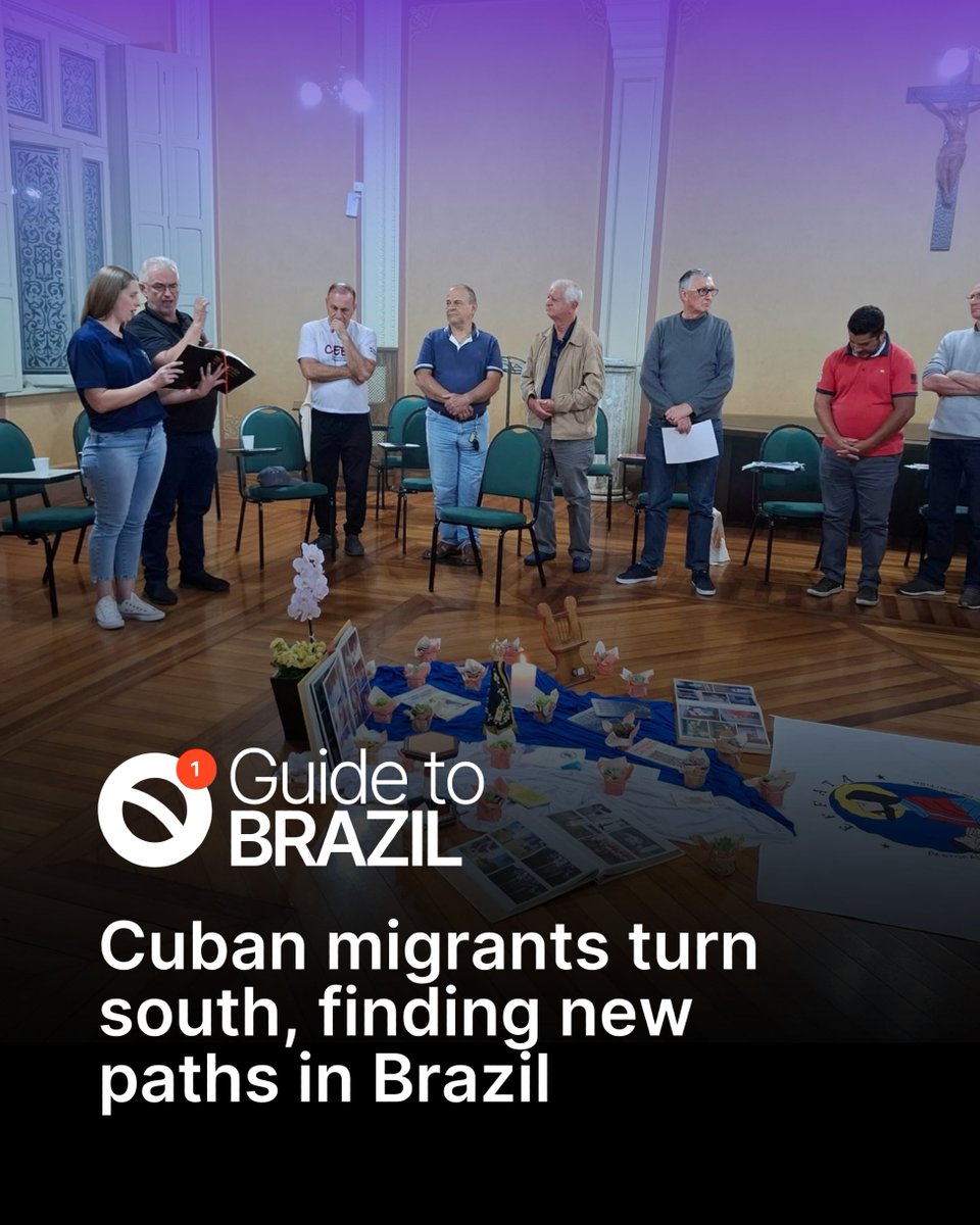 BrazilianReport's tweet photo. #GuideToBrazil:
With the US closing its doors, Brazil renews its appeal for Cubans — this time drawing a different profile of migrants.
https://t.co/xEYA02ECjL https://t.co/uKBRE2pNOZ