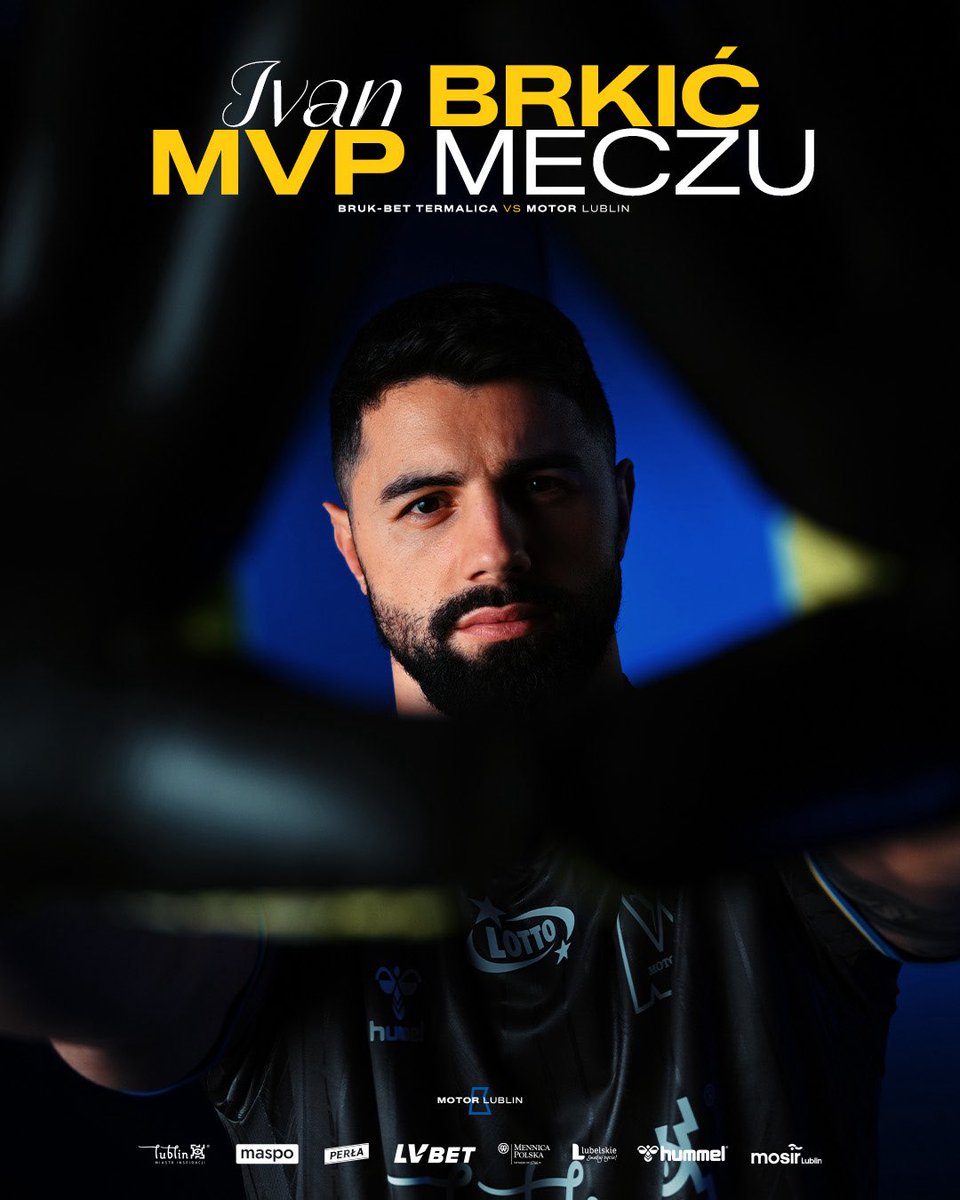 MotorLublin's tweet photo. Po raz trzeci z rzędu ZAWODNIKIEM MECZU zostaje Ivan Brkić! 🧤

Gratulacje! 👏🏻

#BBTMOT https://t.co/zuAou22CU1