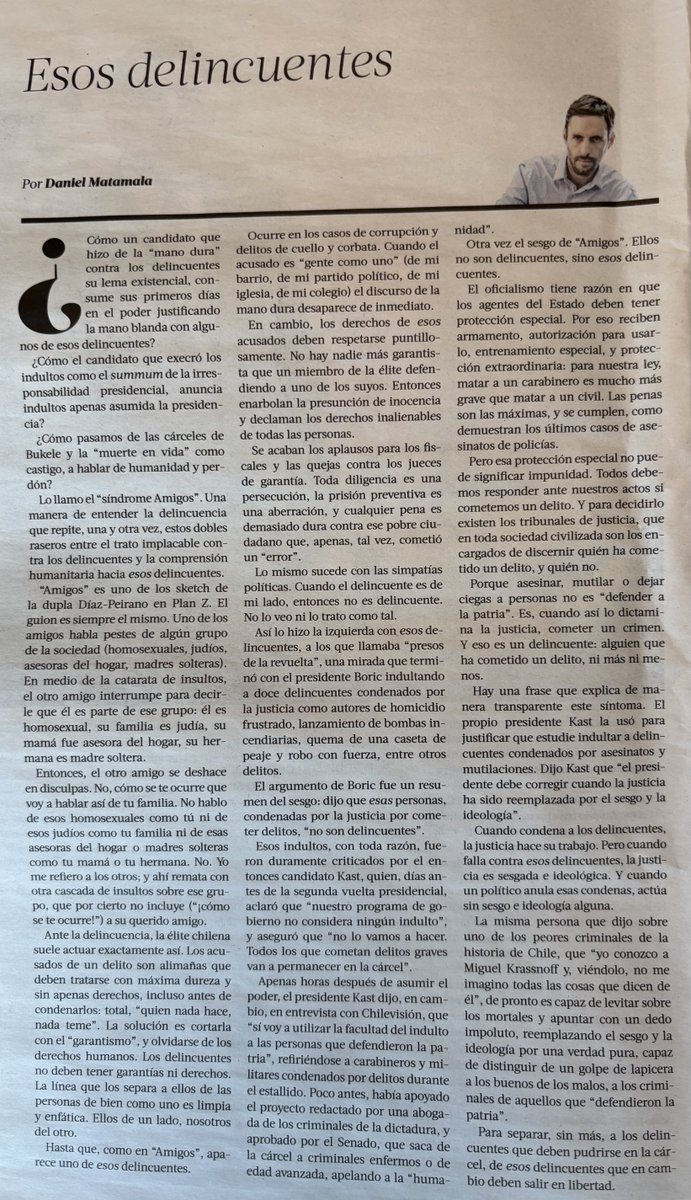 Daniel Matamala tweet media