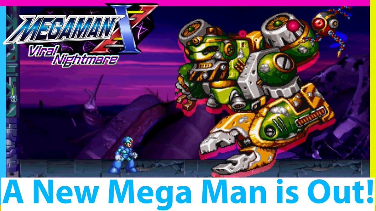 A fun and new reimagining of Mega Man X6 is here! #megaman Viral Nightmare is super promising and you can play it now! (Vid in reply) #gaming #gamingnews #capcom