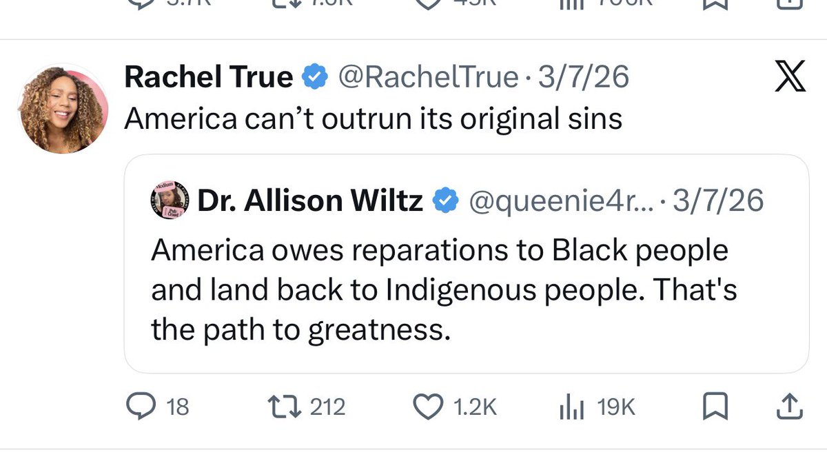 RenaissanceManC's tweet photo. @ReparationsNat @RachelTrue @maddalorian Recent tweets or retweets like this? Who’s really the one that’s off code? https://t.co/hxr442JVVc