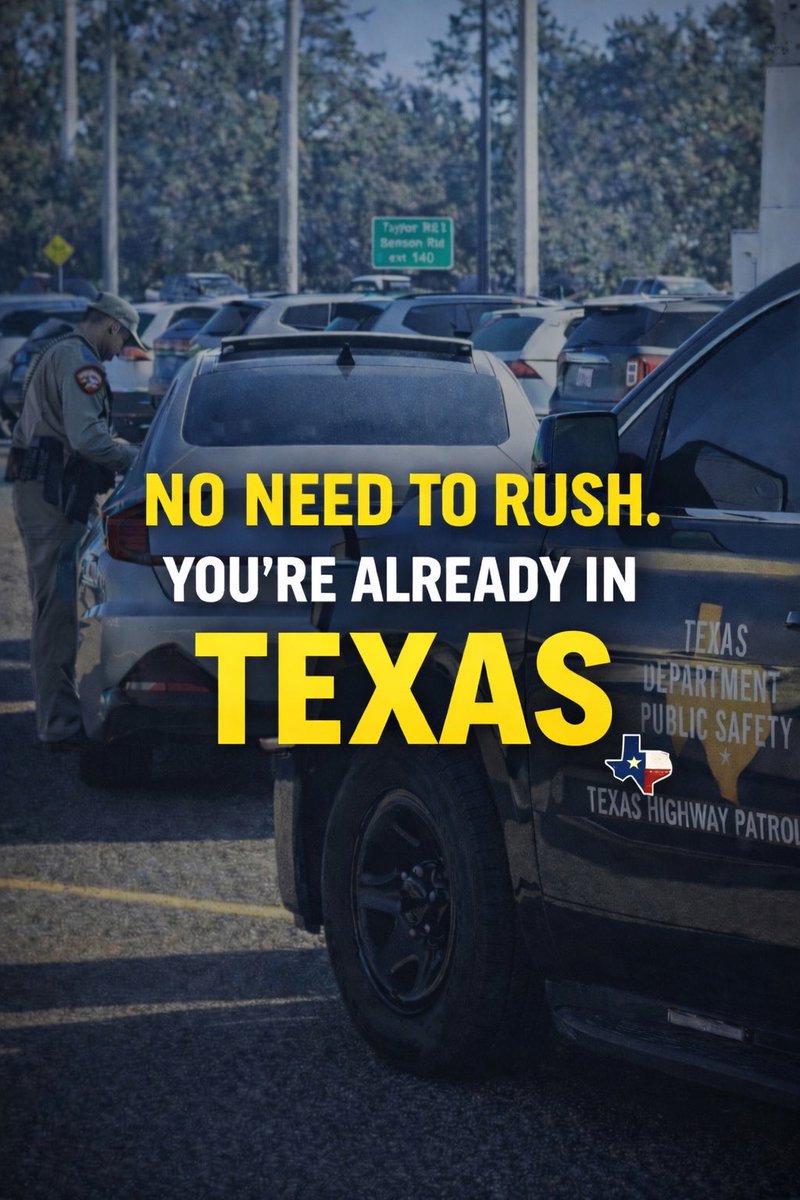 TxDPSSouth's tweet image. 🚨 Spring Break Reminder 🚨

No need to rush — you’re already in Texas.
Slow down. Drive sober.

@TxDPS #SpringBreakSafety #DriveSober