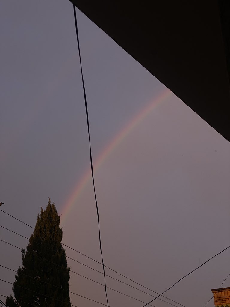 View from my balcony right now 😭 Islamabad’s weather not coming slow 🥺