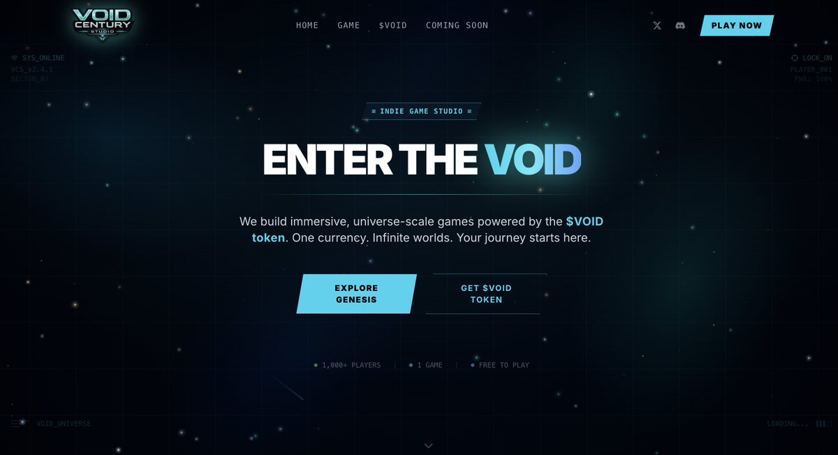 Void Century Studio tweet media