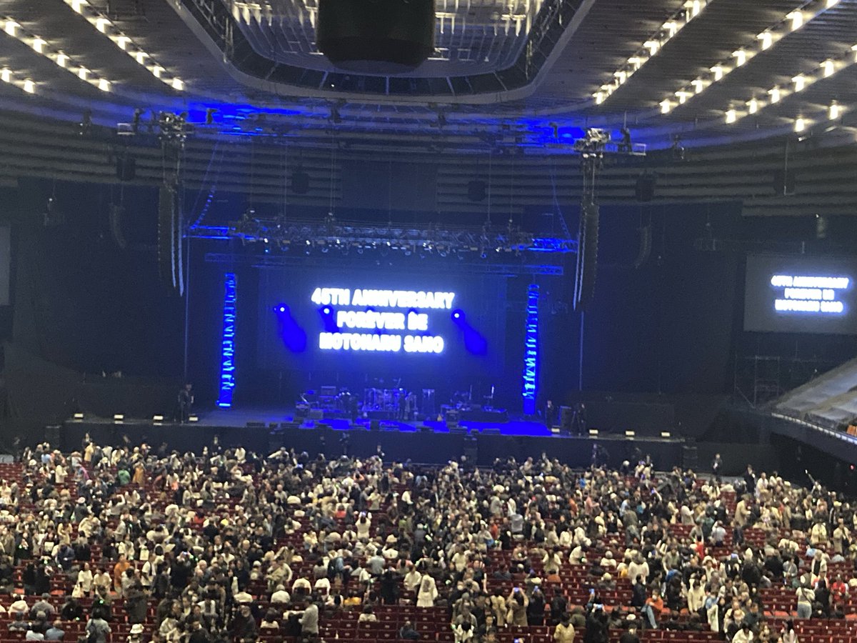 #佐野元春　45th ANNIVERSARY TOUR    #大阪城ホール

サラリーマン経由でデビュー、それでも45年歌い続けて70歳になられてもパワーは健在！

最高のパフォーマンスをライブで体感することが出来まさした。

まだまだ、行けますね^_^