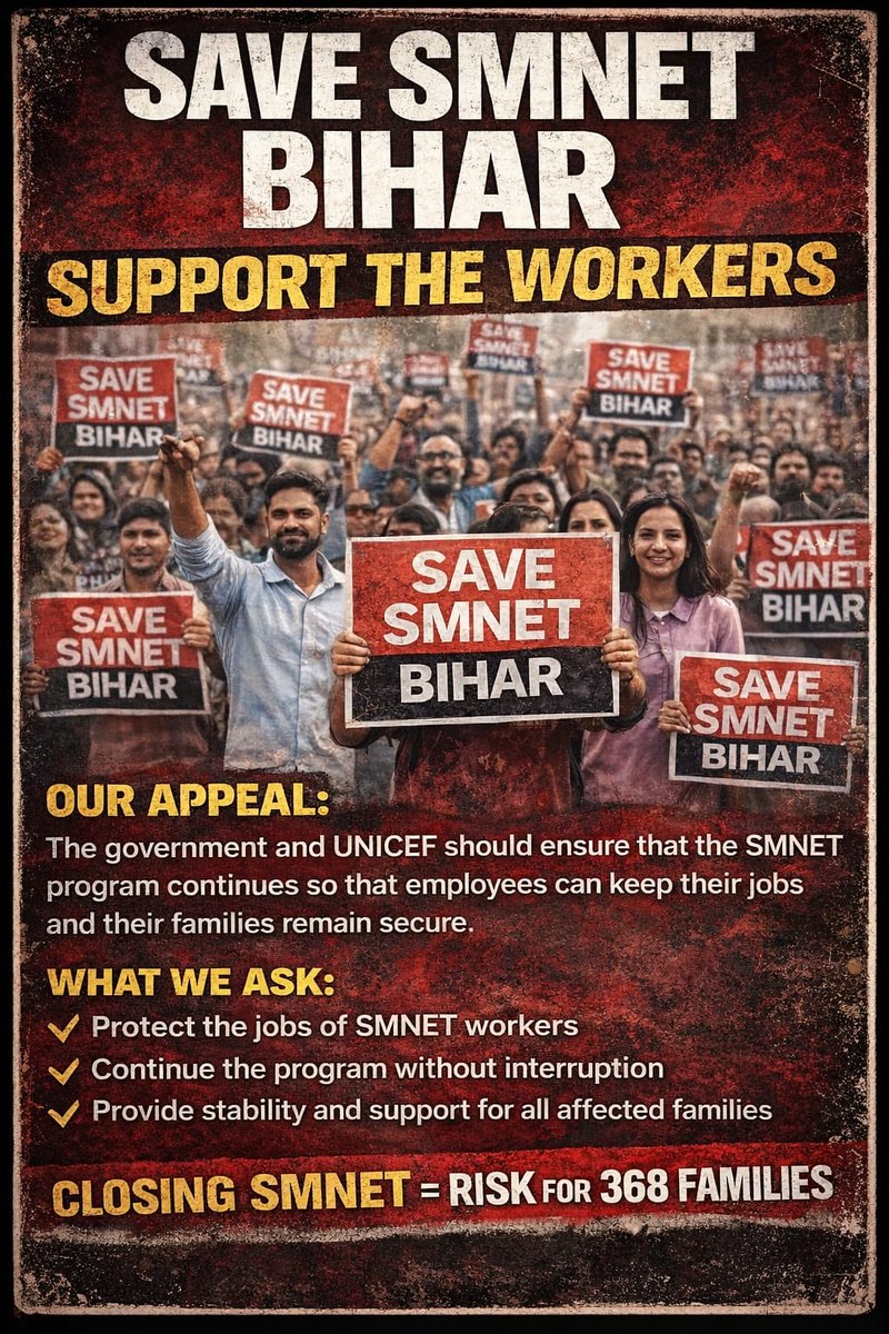kmdmishra578's tweet photo. #savesmnetbihar #save368families #smnetbihar https://t.co/mxrWNzKYUd