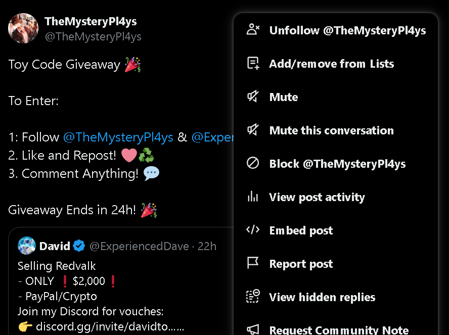 Need Robux tweet media