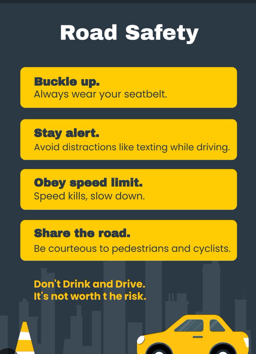 Don't drink and drive ❌