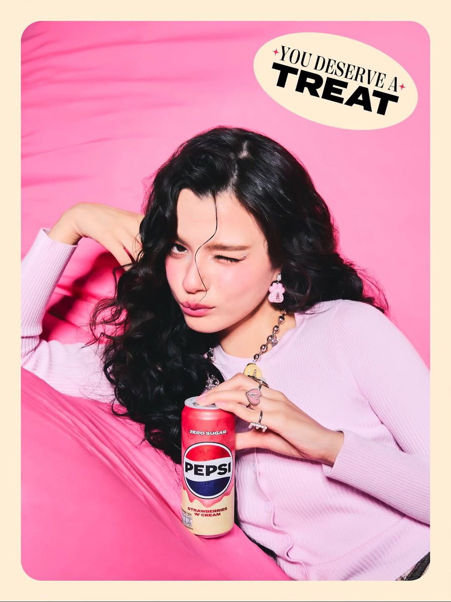 beckyfanclub05's tweet photo. 📸 💜 : 𝗯𝗲𝗰𝗰𝗰𝗮

Try the fizz, treat the moment 💙🩷

#เป๊ปซี่ทรีทส์
#โมเมนต์ดีดีที่ควรถูกทรีต
#beckysangels #BeckyArmstrong
#BeckyEntertainment https://t.co/eK49RGfC2B