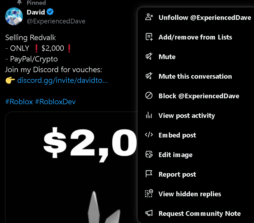 Need Robux tweet media
