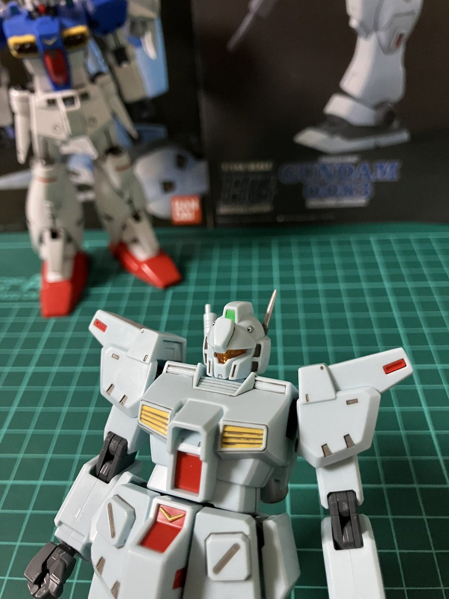 kaedamMk9753's tweet photo. GP01とジムカスタムの進捗

部分塗装とスミ入れが終わったので今週はここまで！
来週はデカール貼ってトップコートしたいなー🤔

#ガンプラ #プラモデルライフ 
#ガンプラ好きな人たちと繋がりたい https://t.co/G05xcxwpED