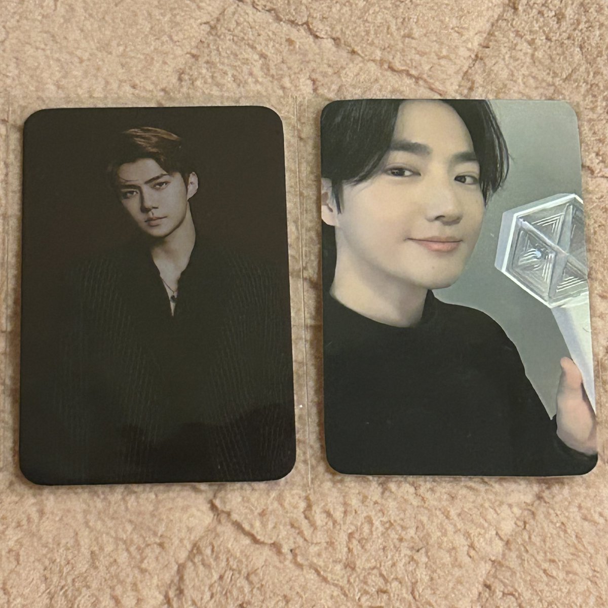 jmkppumrml's tweet photo. EXO 交換 ペンライト トレカ

譲　スホ　セフン
求　ギョンス　ディオ  （両バージョン）
　　カイ（右のバージョン）

お気軽にお声掛けください☺️ https://t.co/r6scUgN4Qo