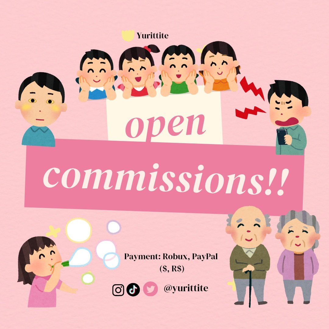 yurittite's tweet photo. My commissions are open!! 👶
 Payment method: Robux, paypal  

If you want to commission me:  
https://t.co/qG0VXysFC9
Discord: yuyuri__    
- #digitalart #smallartist #ocart #commissionart #yumeship #commsopen #originalcharacterart https://t.co/BUTquzdRba