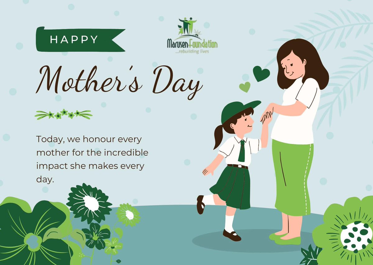 MarusenF's tweet photo. Happy Mother's Day! 
Today we celebrate the love, strength, and sacrifices of mothers everywhere. Their care and dedication shape families, nurture children, and build stronger communities.
At Marusen Foundation, we honour and appreciate every mother making a difference every day https://t.co/yq7yu1QIwp